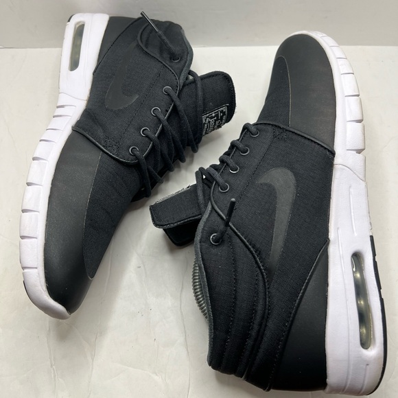 Nike SB Stefan Janoski Max 807507-001 Black Anthracite Shoes Sneakers Size 9.5 - Picture 9 of 11